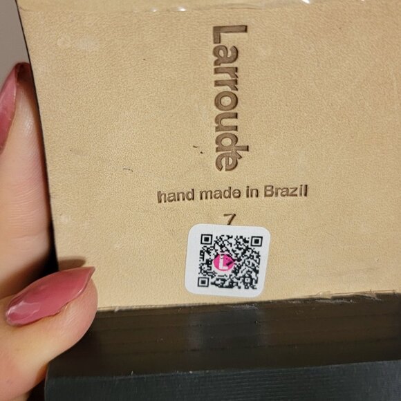 NEW Larroude Barb Boots Ivory Floater Womens 7 Boho Cottagecore Chic Designer - Picture 11 of 11